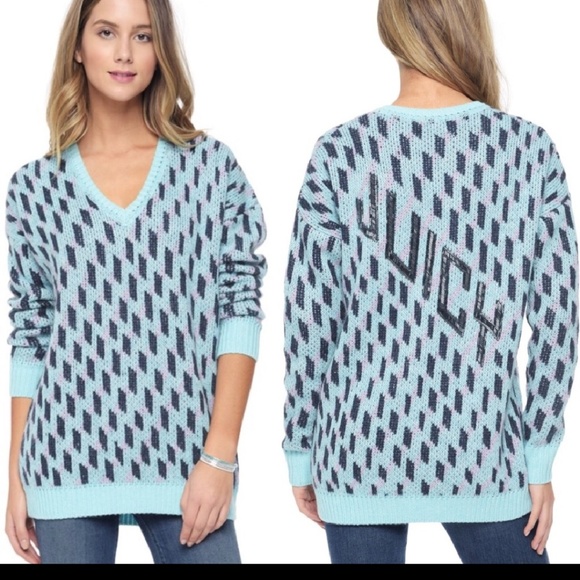 Juicy Couture Exploded Belarus Geo Pullover - Picture 2 of 8